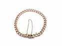14ct Yellow Gold Curb Bracelet 8 Inch