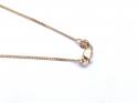 18ct Yellow Gold Diamond Pendant 0.21ct & Chain