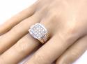 9ct Yellow And White Gold Diamond Ring 1.00ct