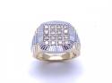 9ct Yellow And White Gold Diamond Ring 1.00ct