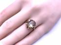 9ct Smokey Quartz Solitaire Ring