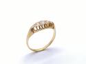 An 18ct Yellow Gold Diamond 5 Stone Ring