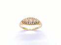 An 18ct Yellow Gold Diamond 5 Stone Ring