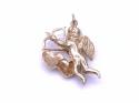 9ct Yellow Gold Cupid Pendant