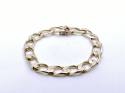 9ct Yellow Gold Curb Bracelet 8 1/2inch