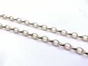 9ct Yellow Gold Oval Cut Belcher Chain 22inches