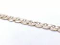 9ct Yellow Gold Flat Anchor Curb Bracelet 8 inch