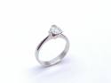 18ct White Gold Diamond Solitaire Ring