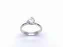 18ct White Gold Diamond Solitaire Ring