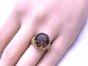 9ct Smokey Quartz Solitaire Ring