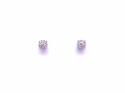 18ct White Gold Diamond Cluster Earrings 0.50ct