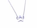 Silver Belcher Star Necklet