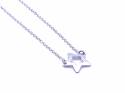 Silver Belcher Star Necklet