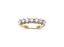 18ct Yellow Gold Diamond 7 Stone Ring