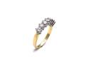 18ct Yellow Gold Diamond 7 Stone Ring