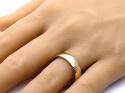 9ct Yellow Gold Traditional Court Wedding Ring