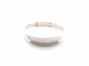 Silver Babies Plain ID Expandable Bangle