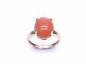 9ct Yellow Gold Sunstone Solitaire Ring