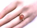 9ct Yellow Gold Sunstone Solitaire Ring