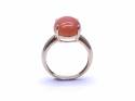 9ct Yellow Gold Sunstone Solitaire Ring