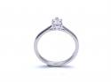 Platinum Marquise Diamond Solitaire Ring 0.44ct