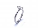 Platinum Marquise Diamond Solitaire Ring 0.44ct
