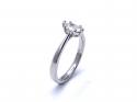 Platinum Marquise Diamond Solitaire Ring 0.44ct