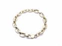 9ct Yellow Gold Marine Link Bracelet 8 1/2 inch