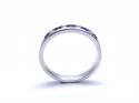 9ct White Gold Sapphire & Diamond Eternity Ring