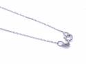 18ct White Gold Diamond Pendant & Chain 0.20ct