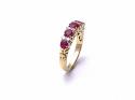 18ct Yellow Gold Ruby & Diamond Eternity Ring