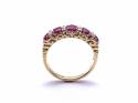 18ct Yellow Gold Ruby & Diamond Eternity Ring