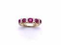 18ct Yellow Gold Ruby & Diamond Eternity Ring