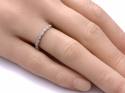 9ct White Gold Diamond Eternity Ring 0.17ct