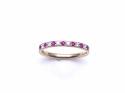 9ct Yellow Gold Ruby & Diamond Eternity Ring