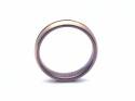 Tungsten Ring With Rose & Brown IP Plating 6mm