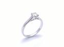 Platinum Diamond Solitaire Ring