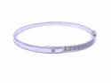 9ct White Gold Diamond Bangle