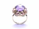 14ct Amethyst Solitaire Ring