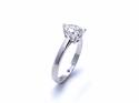 18ct Pear Shaped Diamond Solitaire Ring 1.14ct