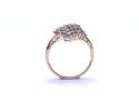 9ct Synthetic Alexandrite Cluster Ring