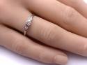 18ct White Gold Diamond 3 Stone Ring