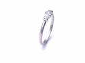 18ct White Gold Diamond 3 Stone Ring