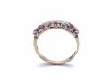 9ct Ruby & CZ Eternity Ring