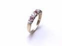 9ct Ruby & CZ Eternity Ring