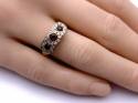 18ct Ruby & Diamond Cluster Ring