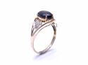 9ct Sapphire & Diamond Ring