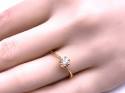 18ct Yellow Gold Diamond Solitaire Ring