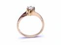 18ct Yellow Gold Diamond Solitaire Ring