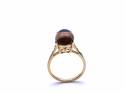 9ct Smokey Quartz & Diamond Ring